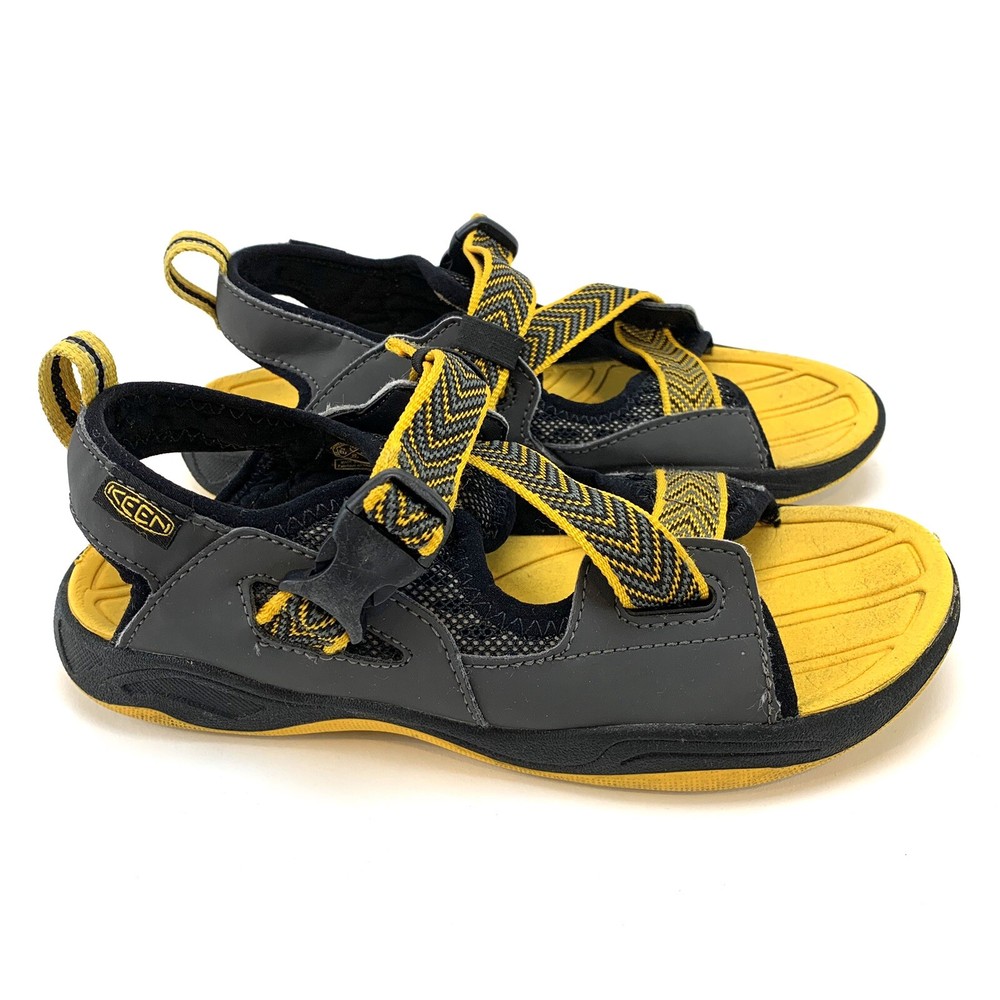 KEEN Boys Size 3 Gray Open Toe Sandal