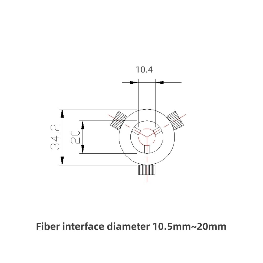 Mini Medical LED Microscope Handheld Cold Light Source Variable Interface