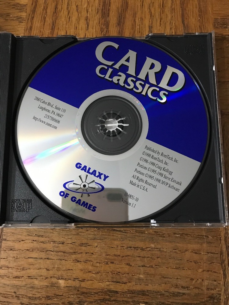 Galaxy Of Games Card Classics PC Game