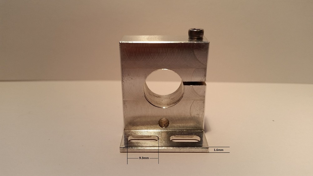 12mm Laser Diode Module Mount Holder Aluminium with improved thermal coupling