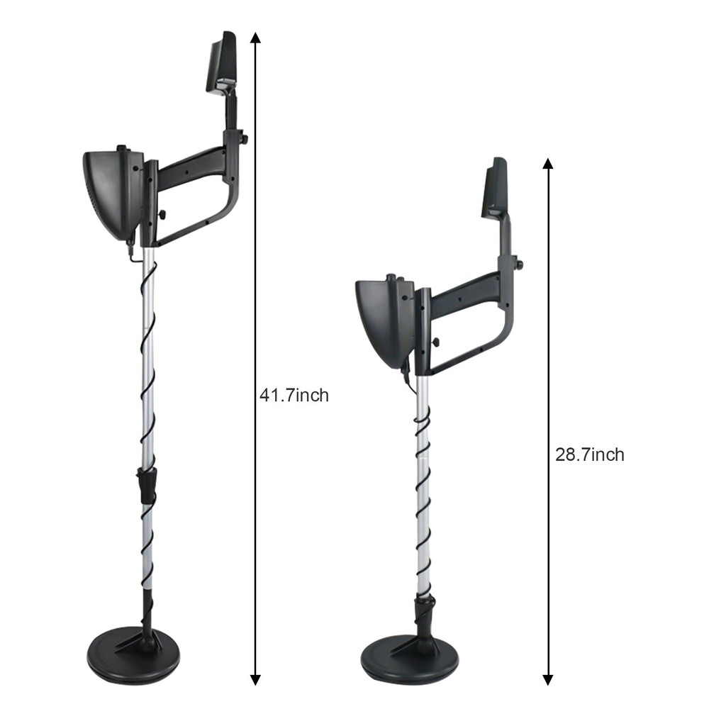 LCD Metal Detector , Deep-Sensing Hunter for Multi-Purpose & Treasure Digging