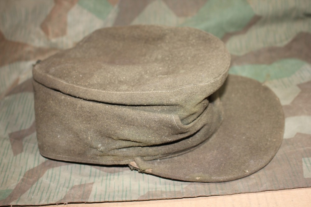 ORIGINAL WW2 GERMAN M43 FELDMUTZE STYLE FIELD CAP MODIFIED WH SS OSTFRONT