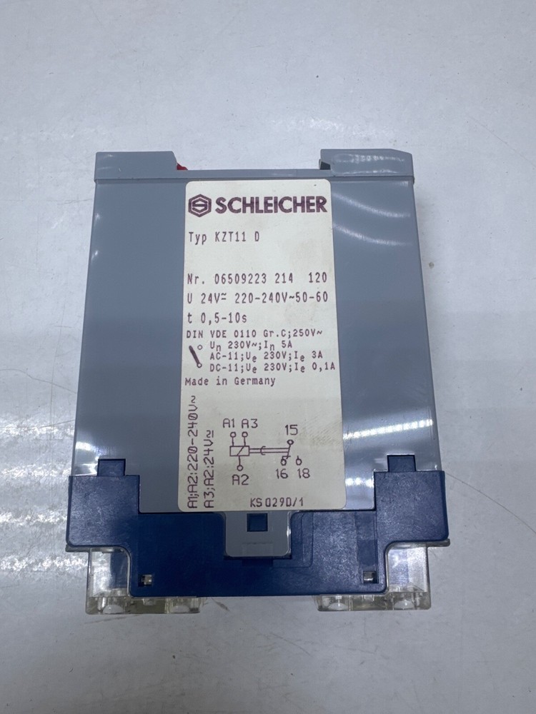 SCHLEICHER KZT11 D TIMER RELAY
