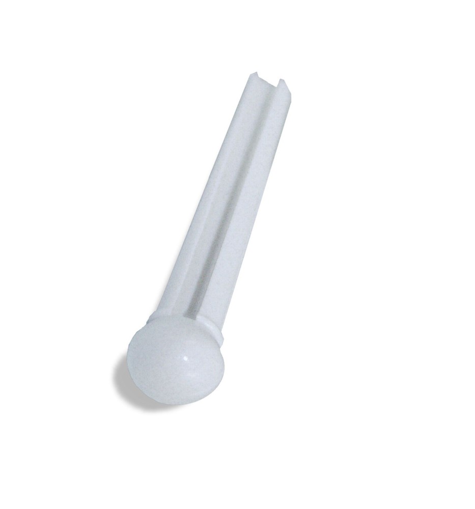 Bridge Pin Set White 6 String 5mm Slotted Bulk 60 Pack 080695WH-60P