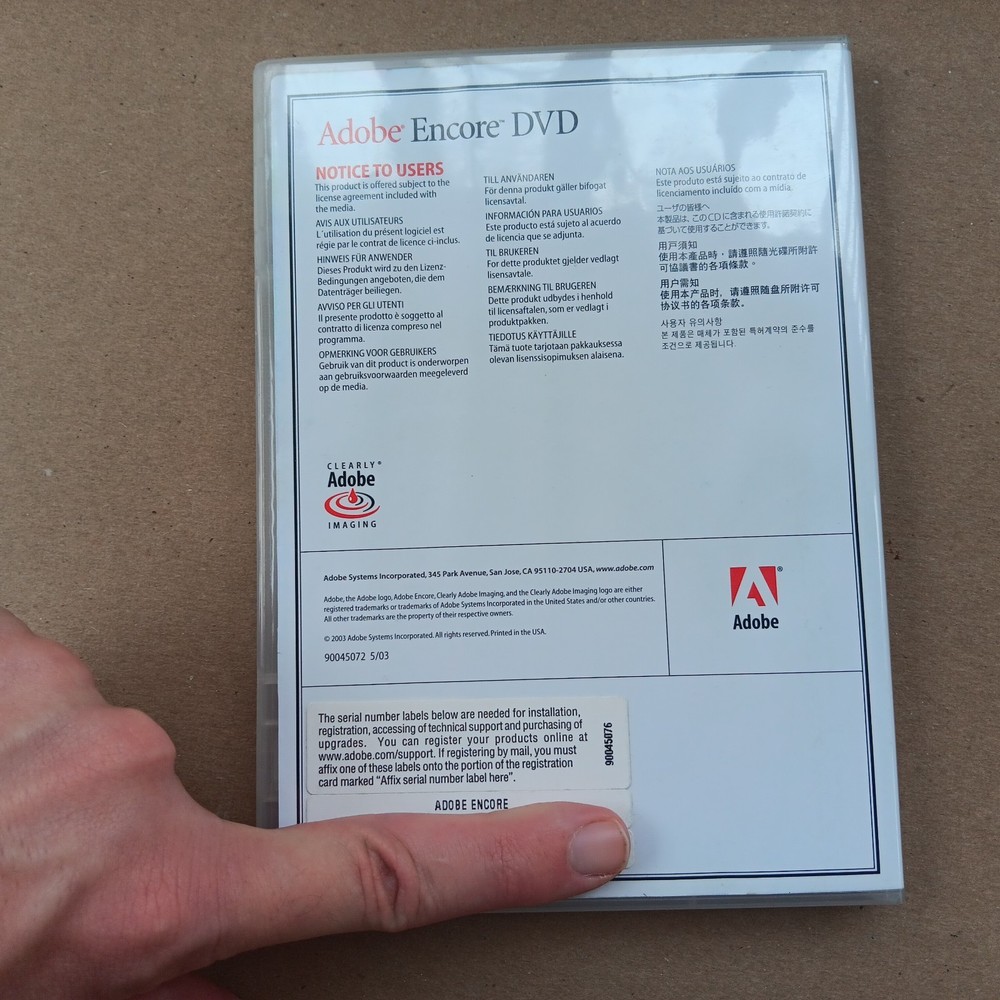 Adobe Encore DVD Education Version Windows with Serial Number