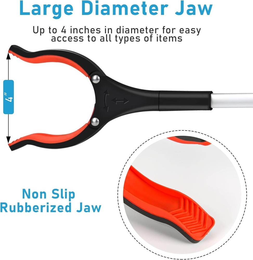 Foldable 32-Inch Grabber Tool - Handy Aid for Mobility Assistance