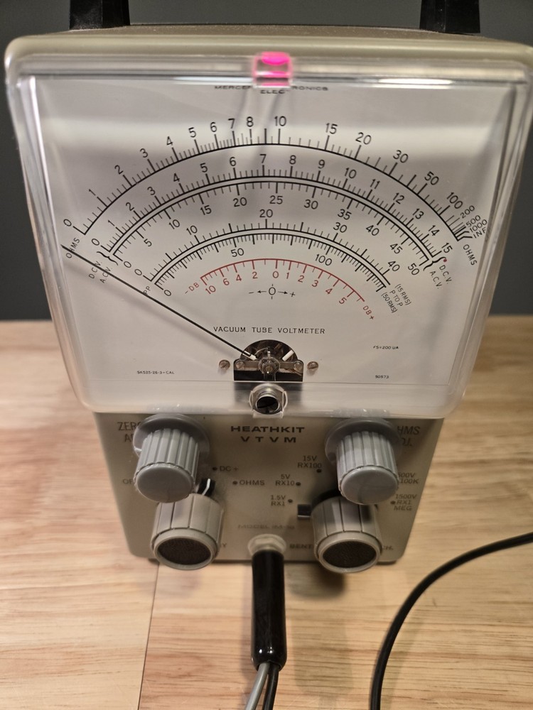 Heathkit VTVM IM-18 Working!