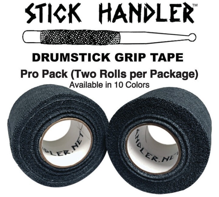 STICK HANDLER  Professional Drumstick Grip Tape Pro Pack (Black | Two Pack)