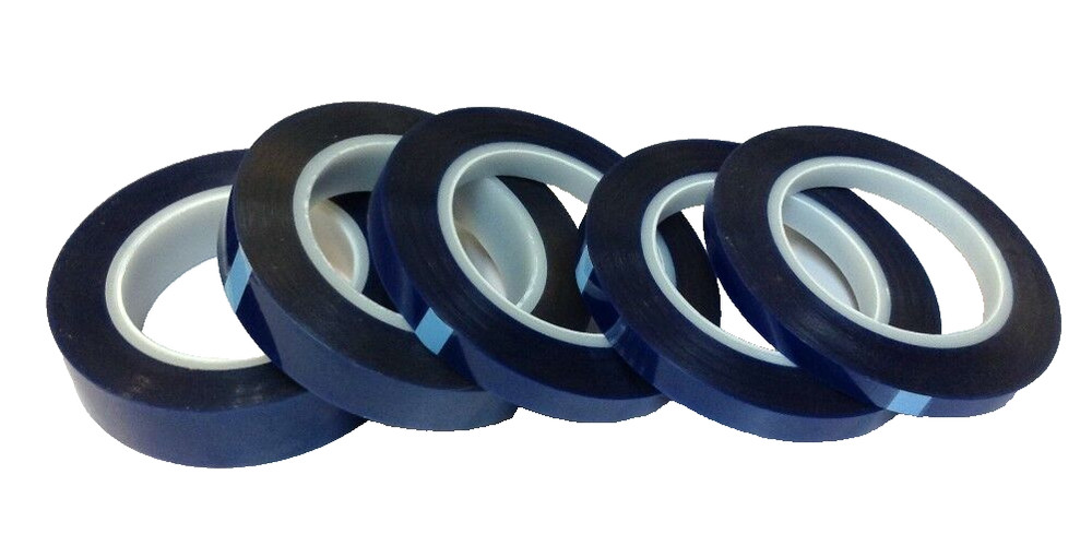 5 MIX BLUE FLASH POWDER COATING BONDING BAGGING MASKING TAPE 72 YDS