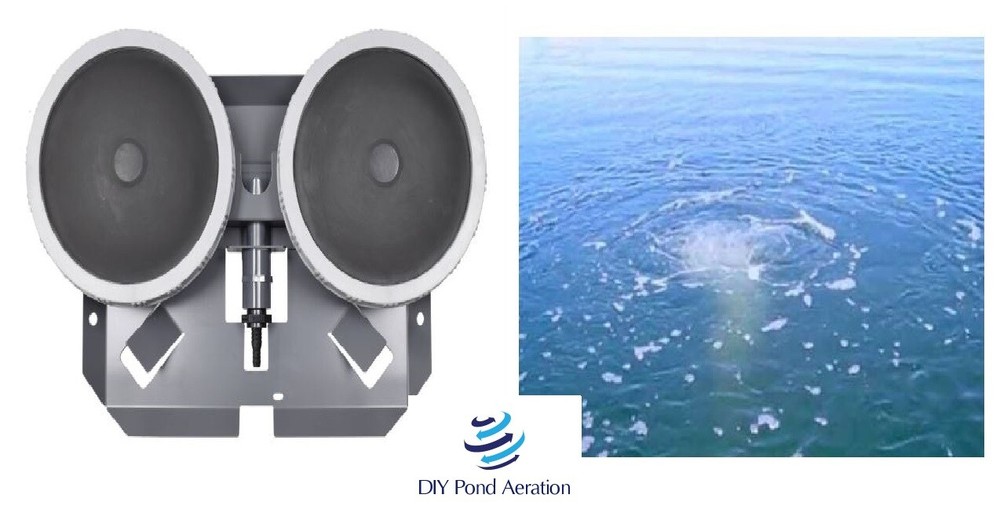 NEW 10" Membrane EPDM Disc Diffuser Aeration in Single / Double + Sinking Base!