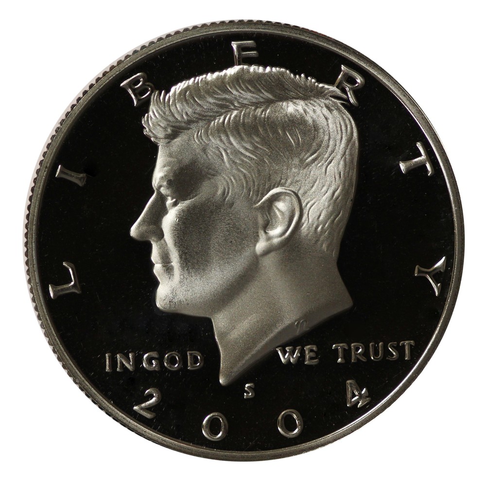 2004 S Kennedy Half Dollar Gem Deep Cameo Proof CN-Clad