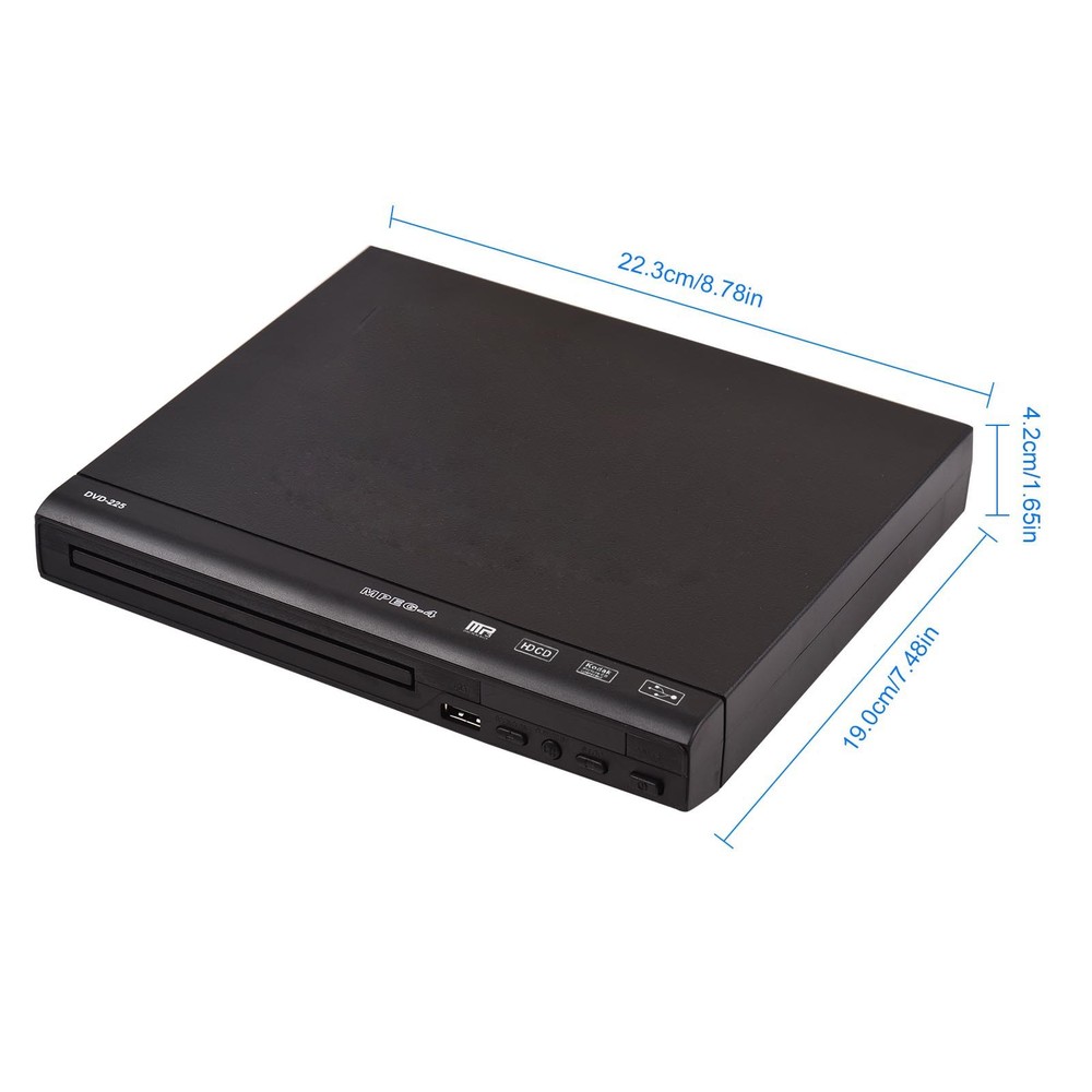 Mini Home DVD Player Supports Multiple Disc Formats Stable Audio & Video Output