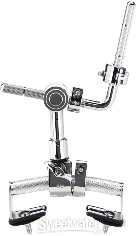 DW Vintage-style Single-tom Rail Mount Assembly - Chrome