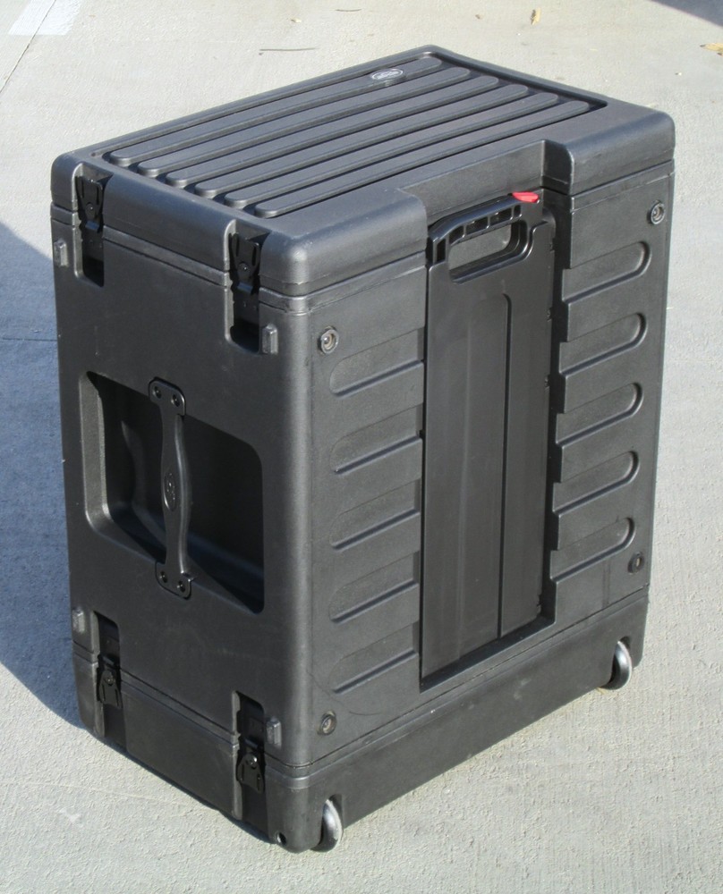SKB 6 Space Rolling Roto Rack Case w/ Wheels & Pull Out Handle Waterproof