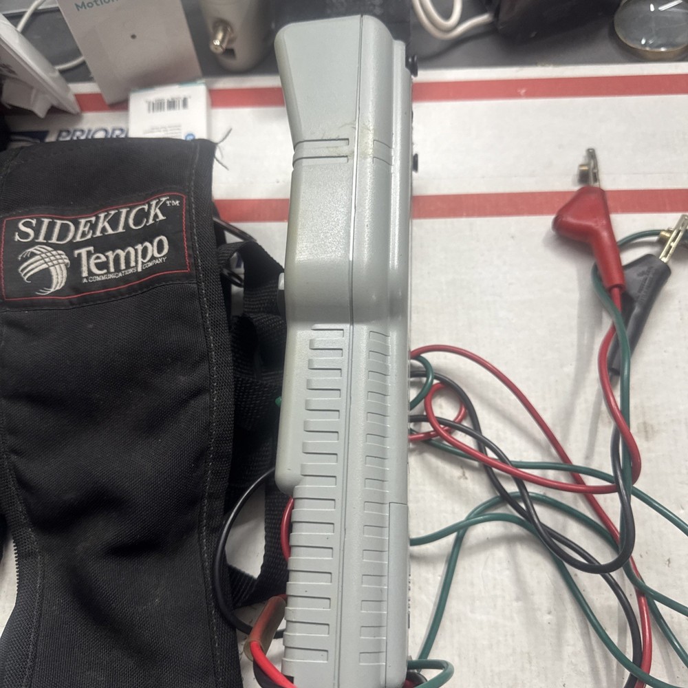 TEMPO SIDEKICK T&N TESTER W/CABLES & CASE (TESTED) SHIPS FAST