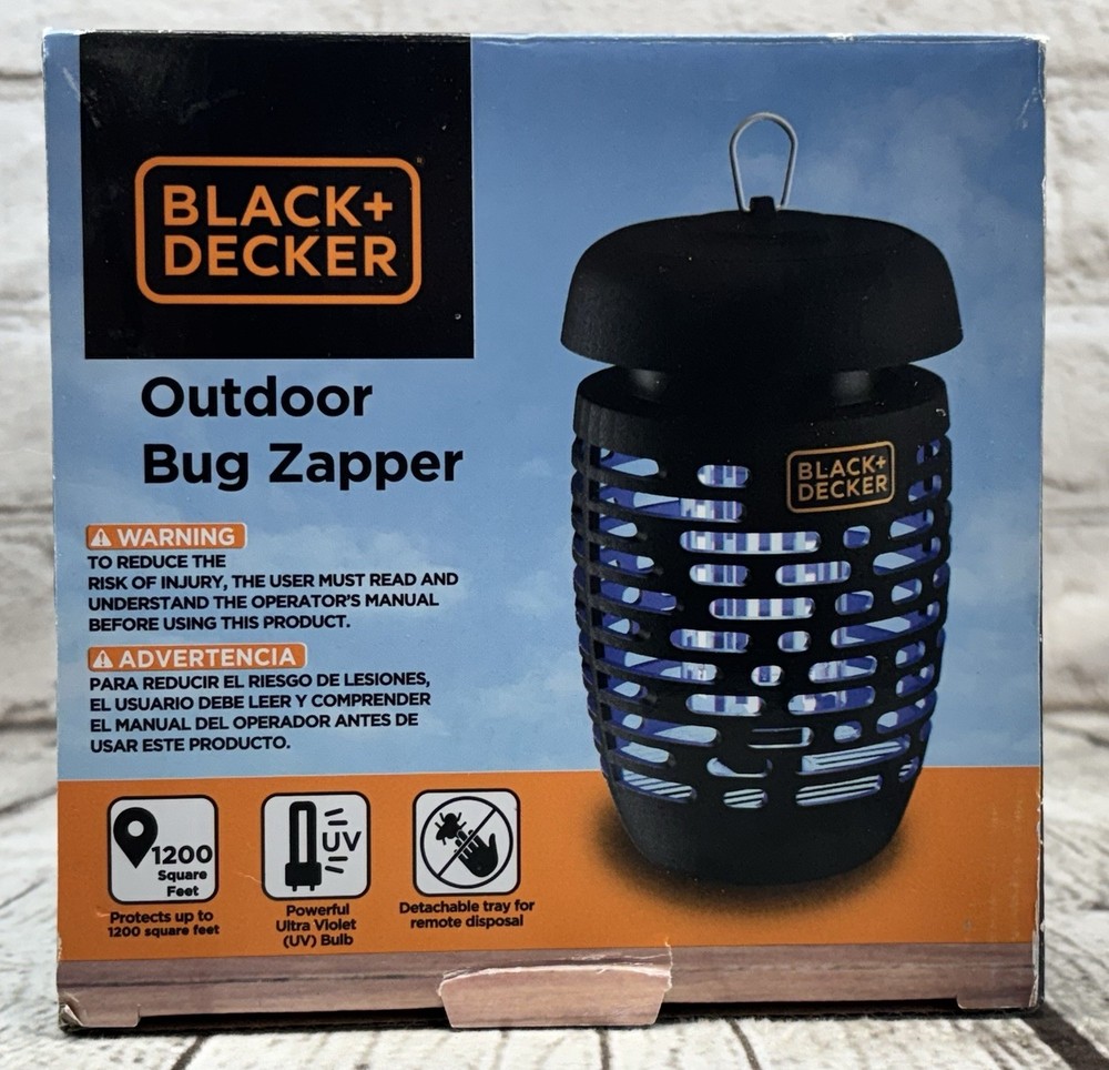 Black+Decker Outdoor Bug Zapper Model BDXPC941 Open Box