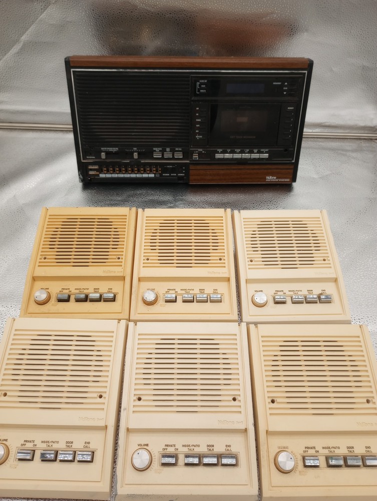 NuTone Intercom IM-4006 Music System with Cassette + 6 Speakers + Computer Board