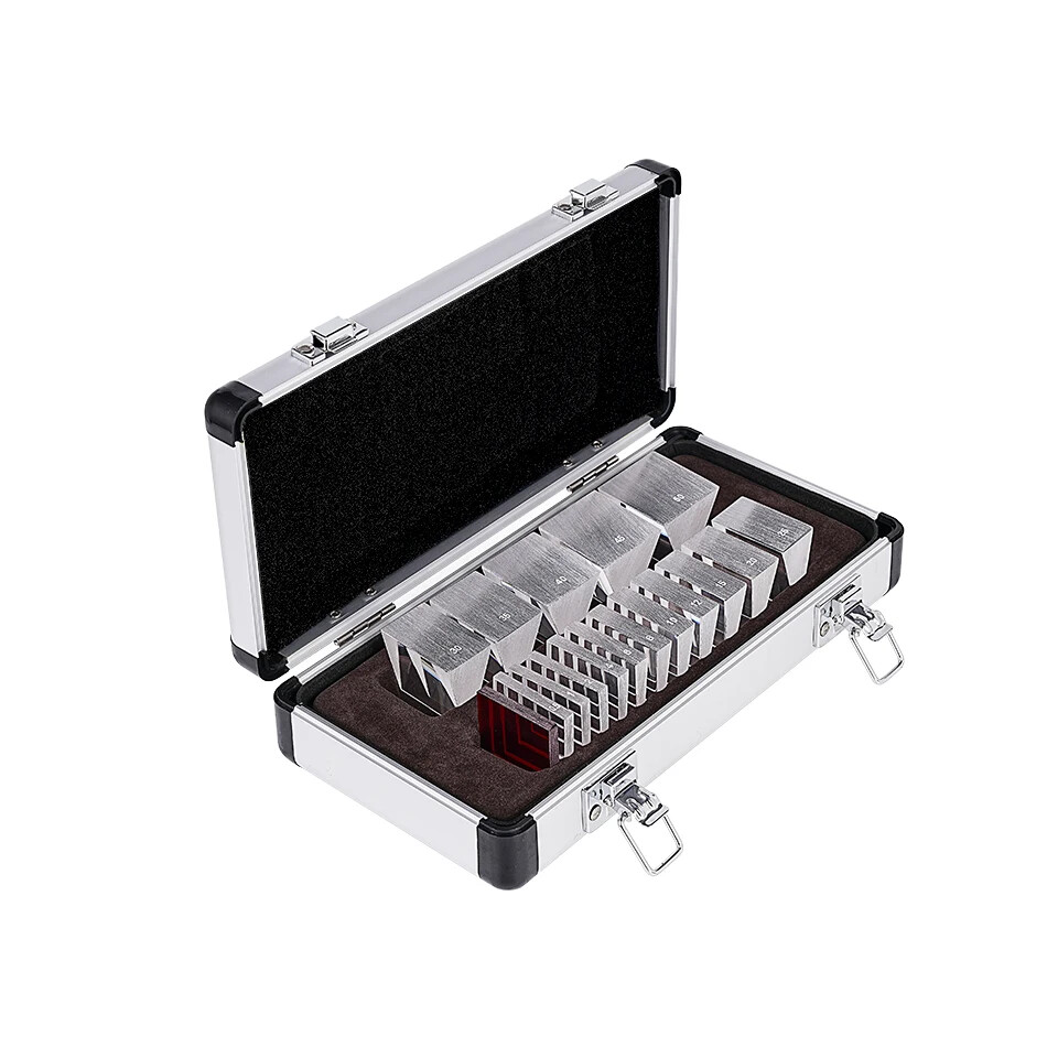 Prism Optics Ophthalmic Prism Set for Optometry with Aluminum Case