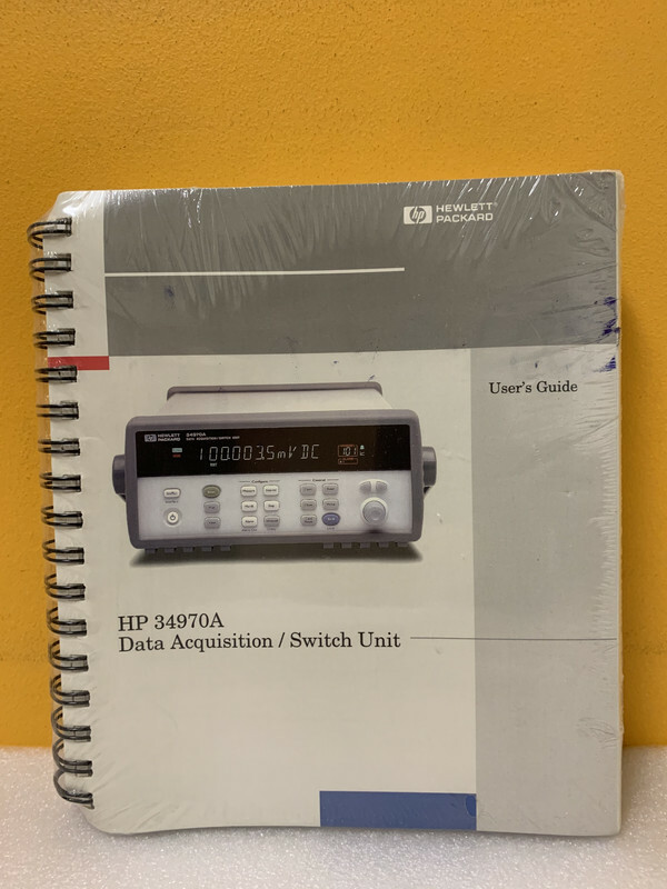 HP 34970-90100 34970A Data Acquisition/Switch Unit User's Guide