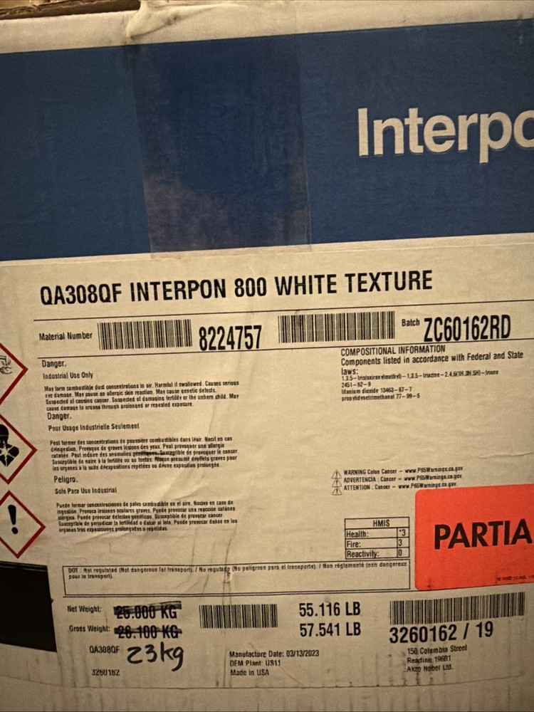 ML3477 Interpon 610 Gray Texture 35 lbs. Batch WF27345RS