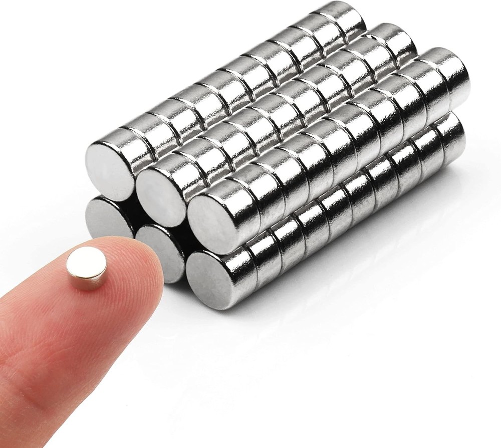 60pcs Mini Round Magnets Fridge Whiteboard Craft Strong Set