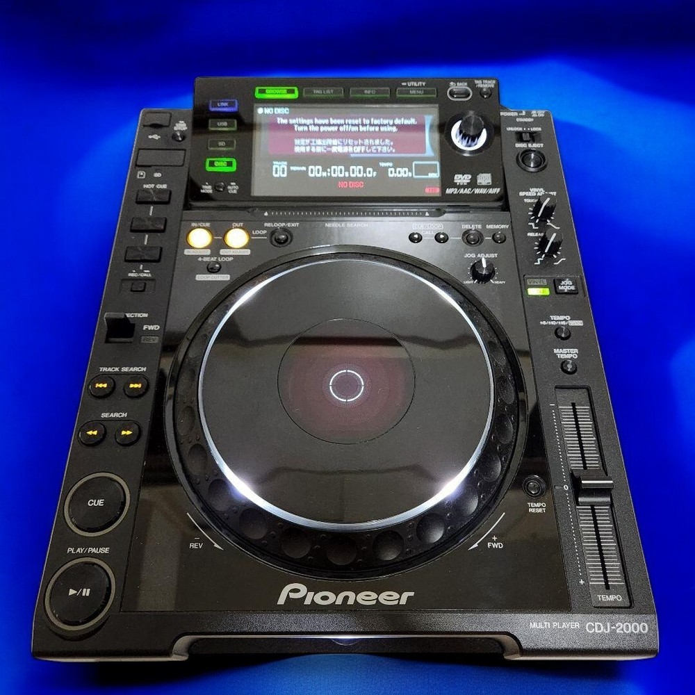 Pioneer CDJ-2000 DJ Digital Multi Player Deck Tested Working