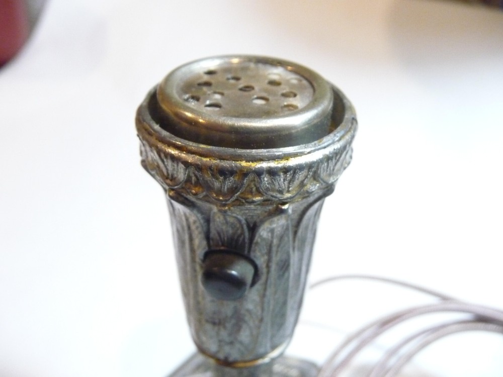 Vintage Continental Silver Co. Electric Cigar Cig. Lighter