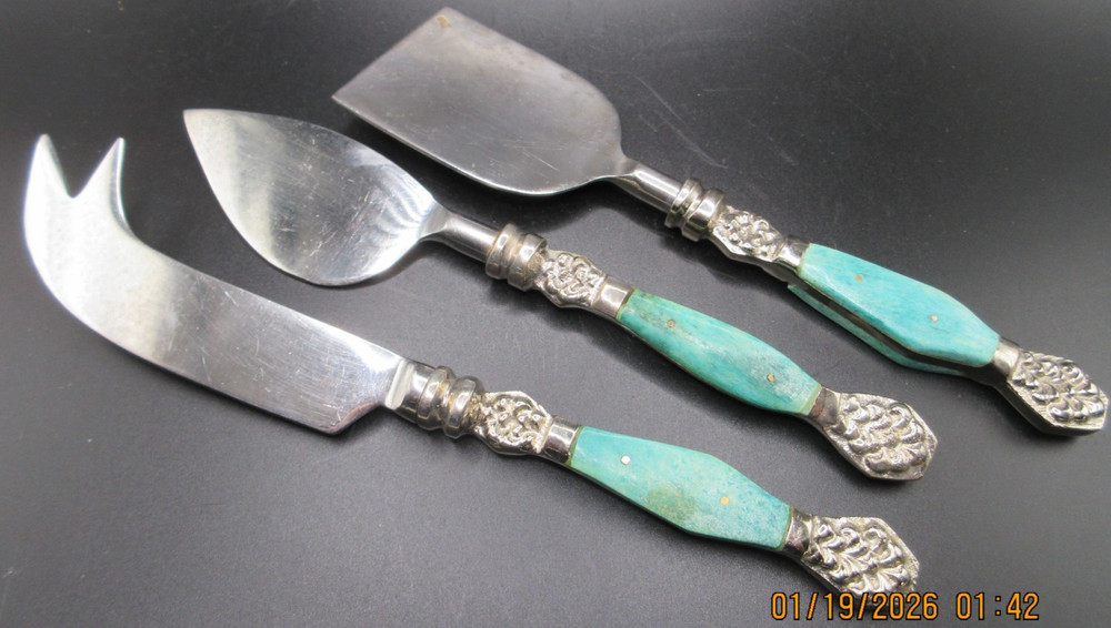 VIETRI ALADDIN~3PC~ LASAGNA SERVER, APPETIZER KNIFE/SERVER, CAKE or CHEESE KNIFE
