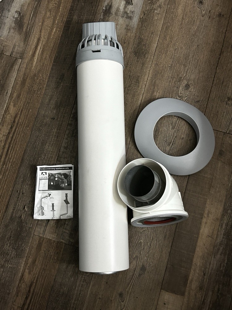 Rinnai 223182 21" Non-Condensing Plastic Horizontal Termination Kit 3"-5" DIA.