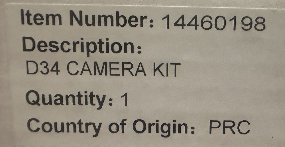 Milwaukee 34mm Camera Head Replacement Kit