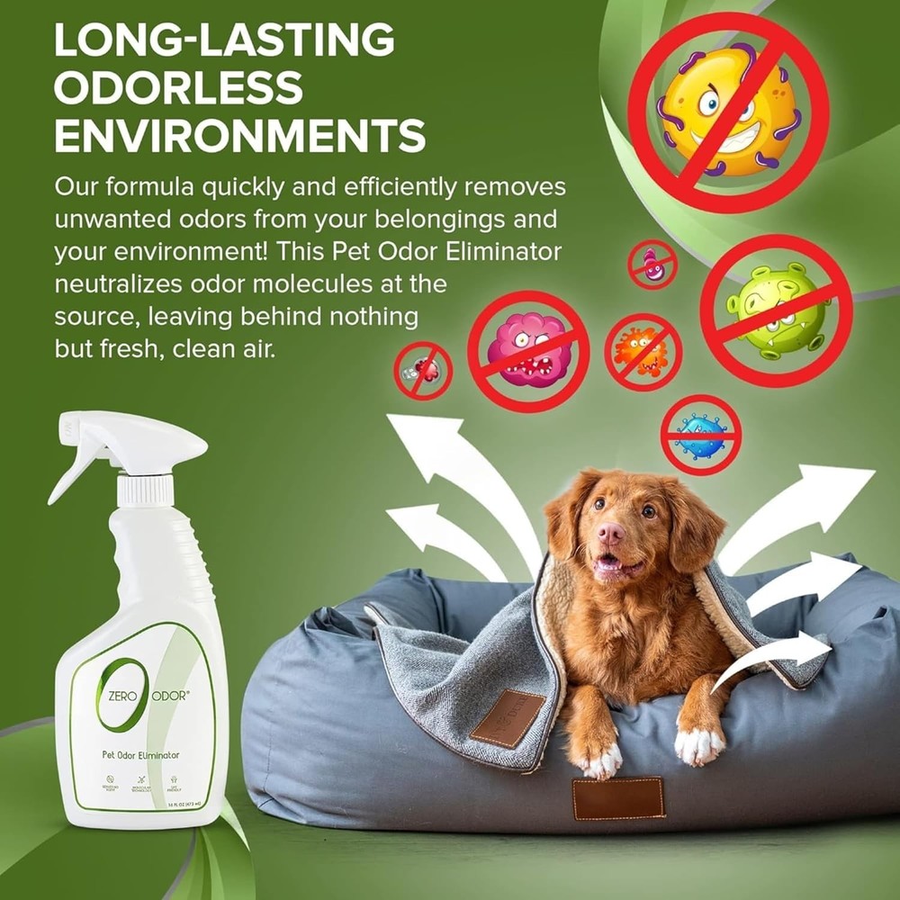 Molecular Technology Pet Odor Eliminator Spray - Ultra Effective & Gentle