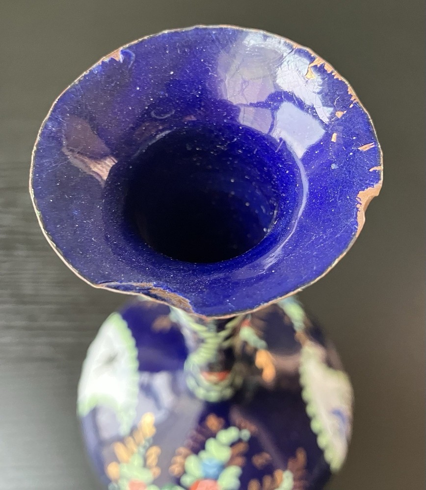 Vintage 6-piece Enameled Drinking Set