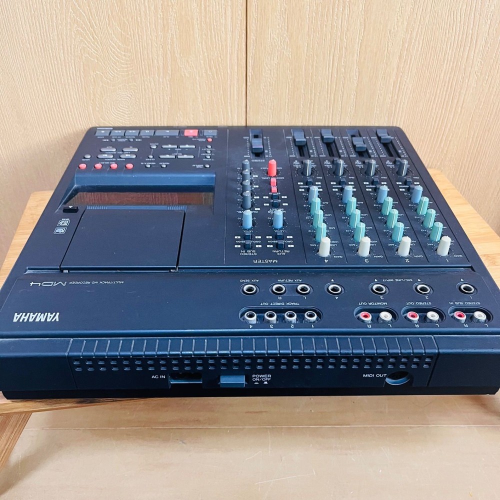 YAMAHA MD4 Mini disc Digital Multi-Track Recorder MTR MD operation confirmed