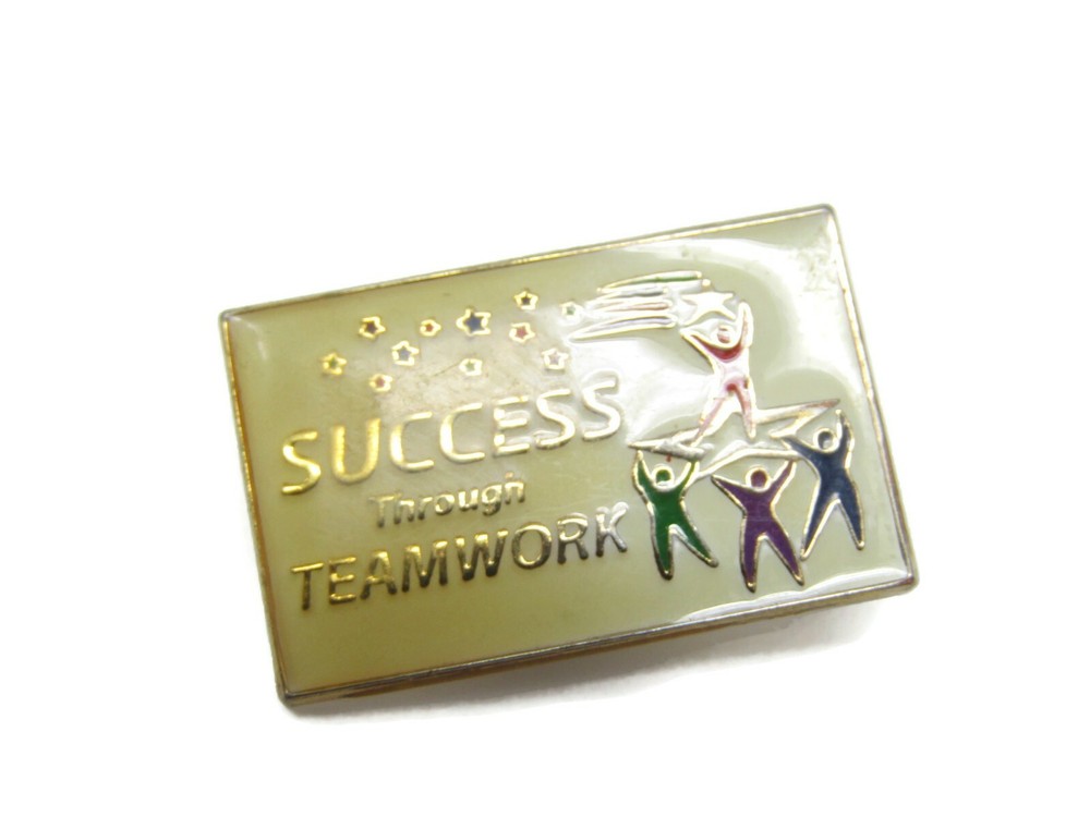 Success Through Teamwork Pin