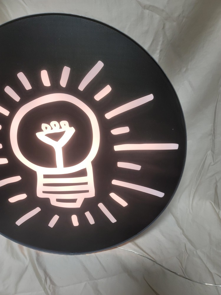 Extremely Rare Keith Harding Lightbulb Lighted Sign!