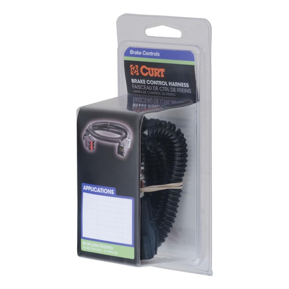 CURT 51525 Quick Plug Brake Controller Wiring Harness, Compatible with Select Ch