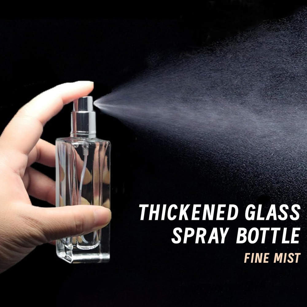 Perfume Bottle Atomizer 30ML Refillable Fine Mist Spray Bottles, Empty Glass ...