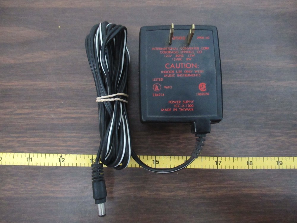 Eliminator VDC 12 Yamaha Keyboard Power Supply