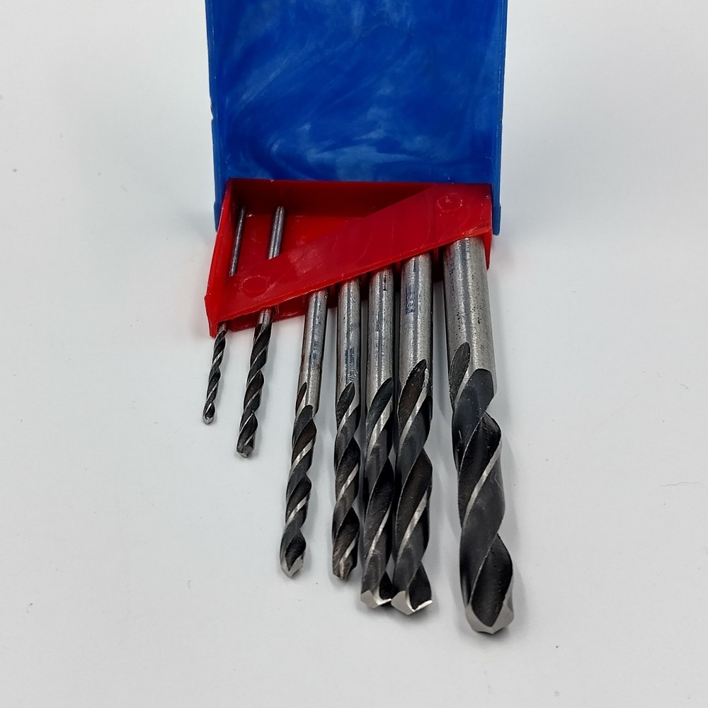 Vintage Oxwall Twist Drill Bits – Made in Germany – Set of 9 (2 Missing)