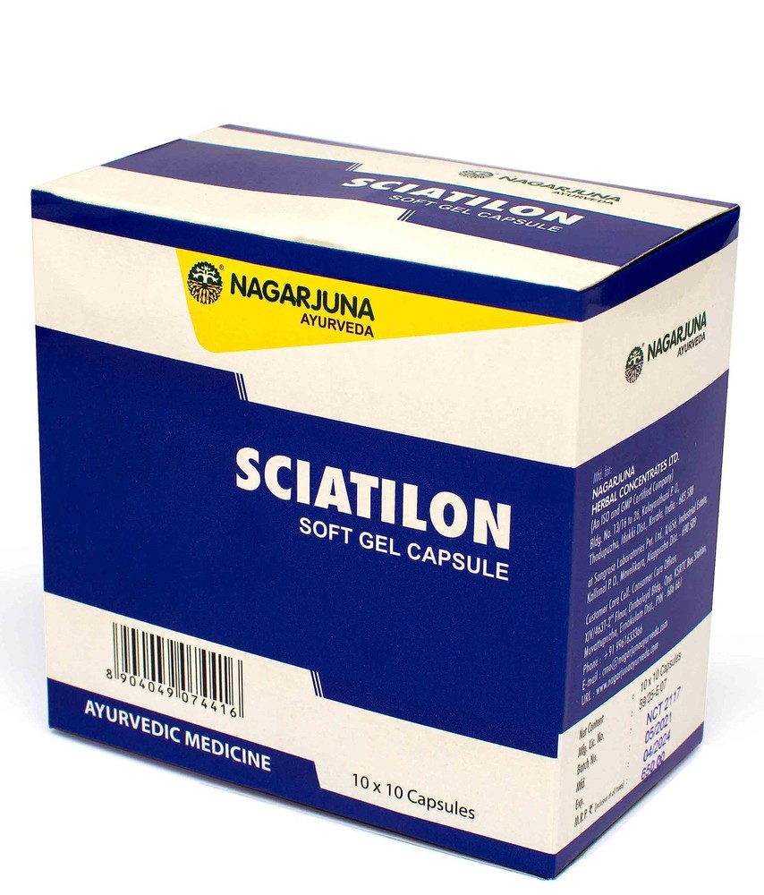 Nagarjuna Ayurveda Sciatilon Soft Gel Capsule