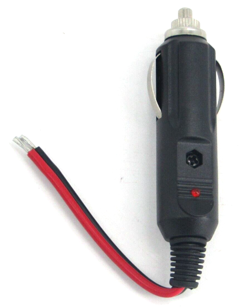 Pro Trucker 12V Replacement Cigarette Lighter Plug Power Adapter w/ LED Light