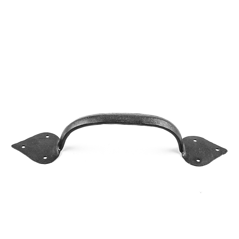 Black Door Pull Handle Wrought Iron 10"H Drawer Pull Handle Renovators Supply