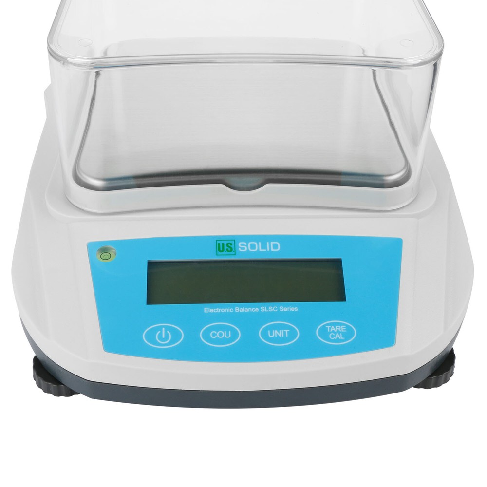 U.S. Solid Analytical Balance 3000 x 0.01 g 10mg Precision Scale RS232 Interface
