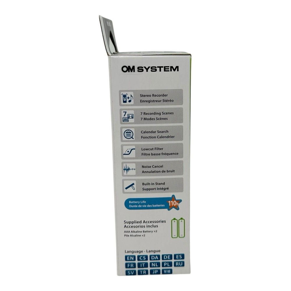 OM System WS-882 Digital Voice Recorder Silver-Sealed Box