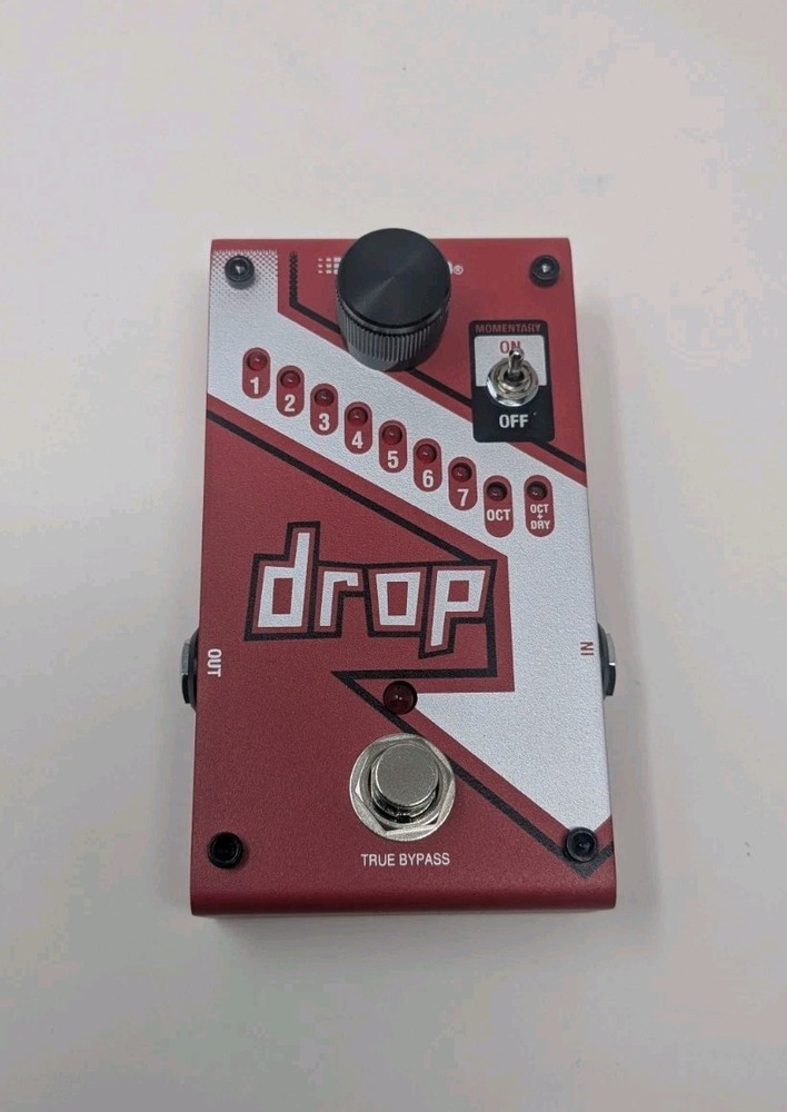 DigiTech DROP Polyphonic Drop Tune Pitch Shifter Compact Guitar Effects Pedal
