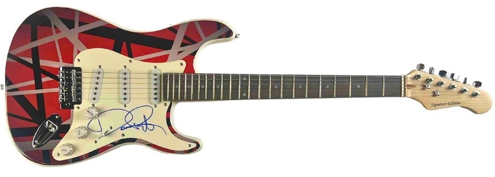 Van Halen: David Lee Roth Signed Guitar JSA Authentication