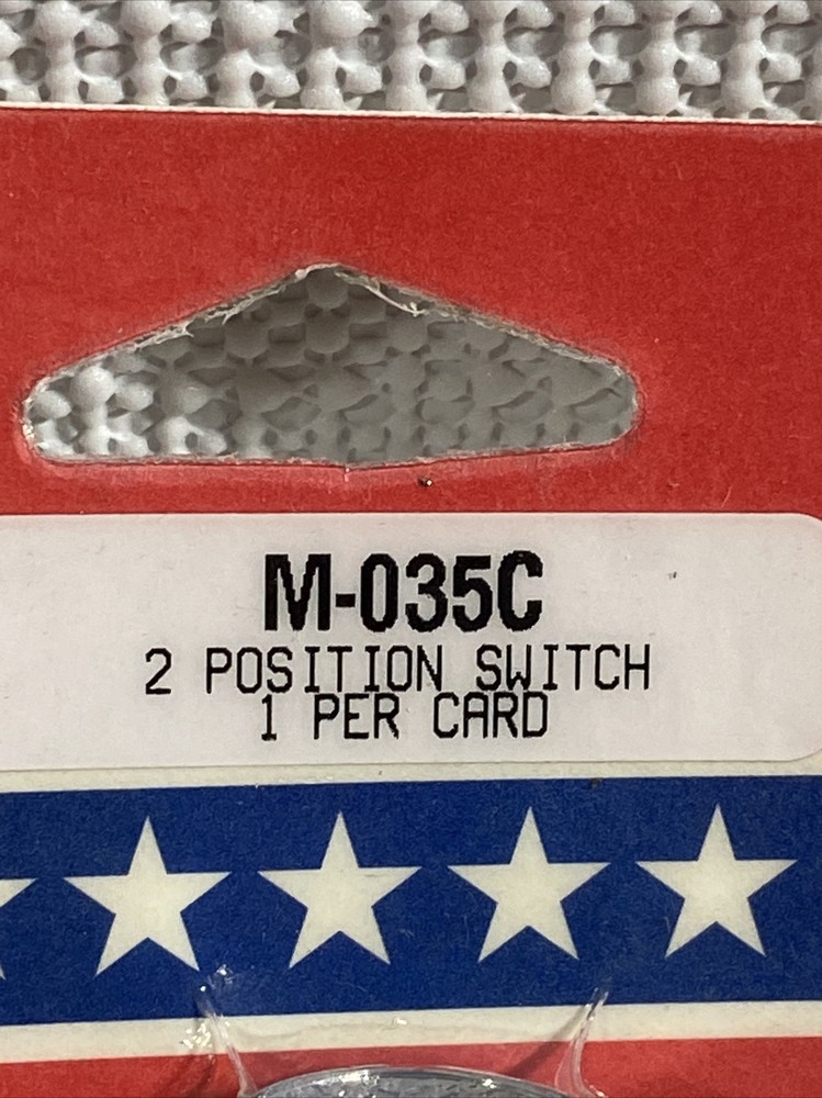 UNITED STATES M-035C Two Position Push/Pull Auto/Marine Switch CHROME Free Ship
