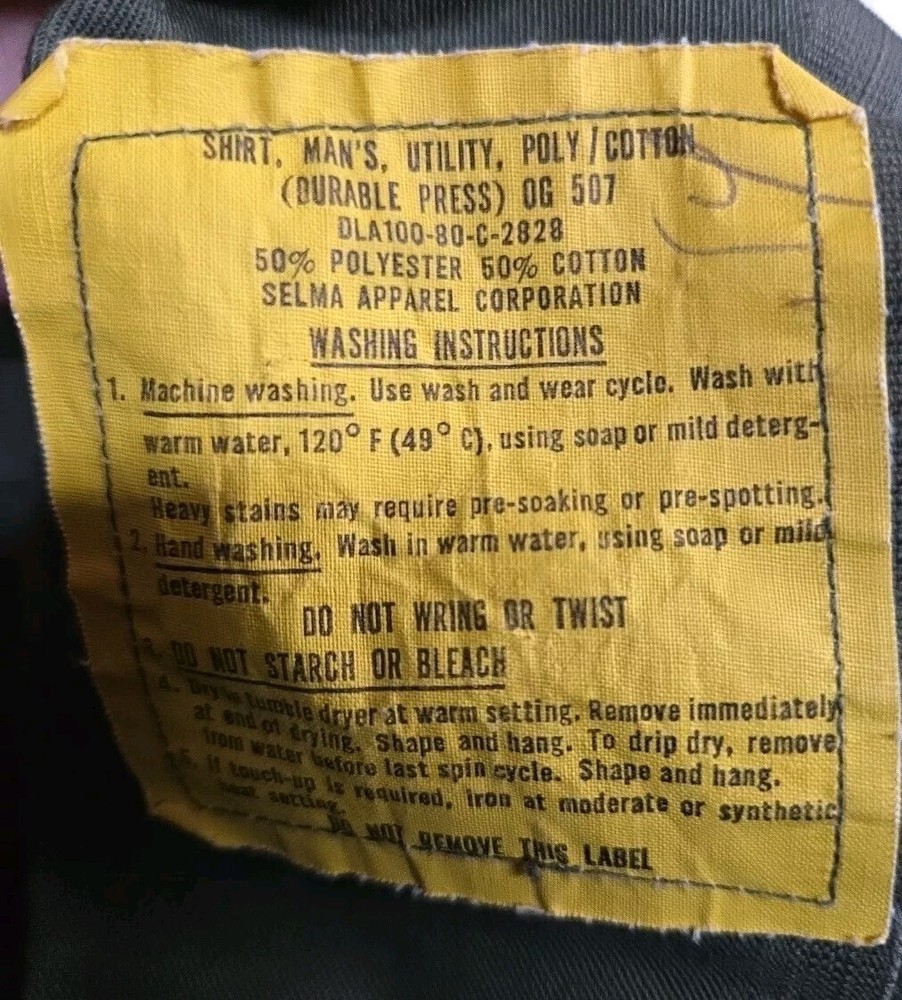 OG 507 Utility Uniform Shirt