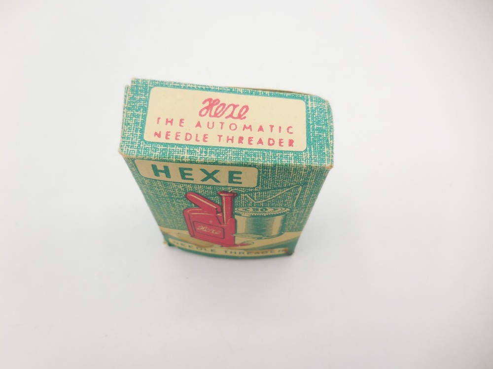 Vintage Hexe Automatic Needle Threader Western Germany Original Box