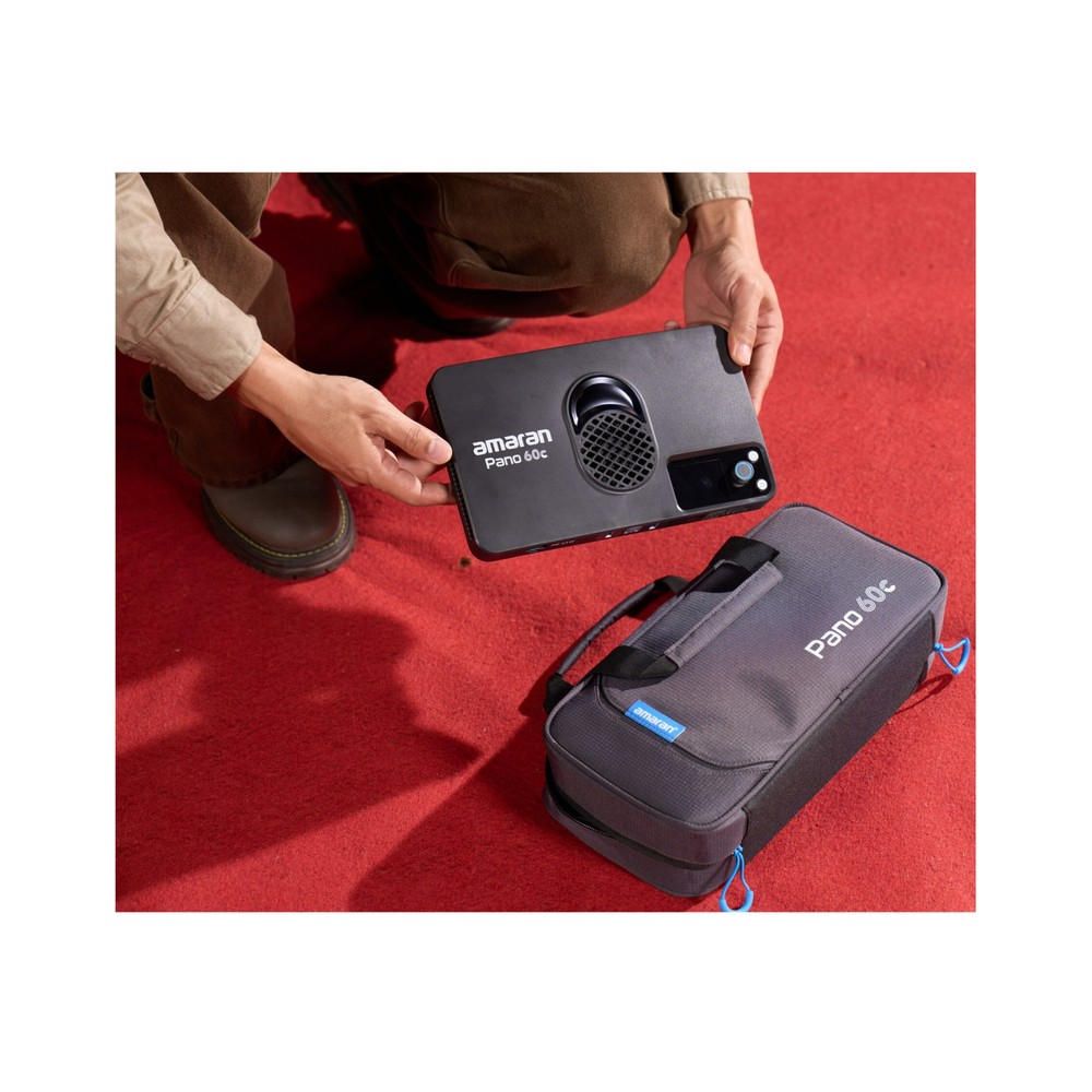 amaran Pano 60c Creator Kit (Charcoal) Bundle with Barn Doors (2 Items)